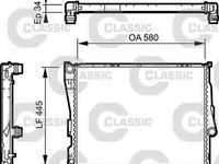 Radiator apa racire motor BMW 3 E46 VALEO 234276