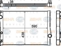 Radiator apa racire motor BMW X5 E70 HELLA 8MK 376 753-001