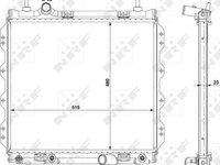 Radiator apa racire motor CHRYSLER PT CRUISER Cabriolet NRF 53337