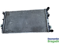 Radiator apa racire motor Cod: 6Q0121253R Volkswagen VW Polo 4 9N [facelift] [2005 - 2009] Hatchback 3-usi 1.4 TD MT (70 hp) Cod motor: BNM, Cod cutie: HCS, Cod culoare: LD5Q