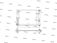 Radiator apa racire motor Dacia Sandero 3 1.0 TCe 2021-2023 NOU 214105FA0A