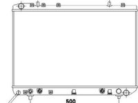 Radiator apa racire motor DAEWOO MUSSO FJ NRF 53499