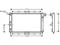 Radiator apa racire motor DAEWOO NUBIRA SEDAN 1997-> pentru 2.0 16V-98 KW