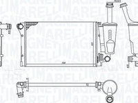 Radiator apa racire motor FIAT PANDA 169 MAGNETI MARELLI 350213381000