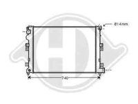 Radiator apa racire motor FIAT SCUDO Combinato 220P DIEDERICHS 8349105