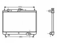 Radiator apa racire motor MAZDA 323 C 1989-> pentru 1.3 16V-54 KW