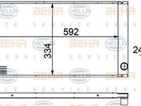 Radiator apa racire motor MINI MINI CLUBMAN R55 HELLA 8MK 376 754-221