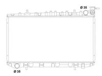 Radiator apa racire motor NISSAN PRIMERA (P10) NRF 503497