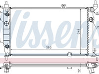 Radiator apa racire motor OPEL ASTRA F hatchback (53_, 54_, 58_, 59_) NISSENS 63253A