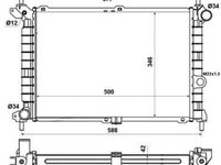 Radiator apa racire motor OPEL ASTRA F Van (55_) NRF 52142