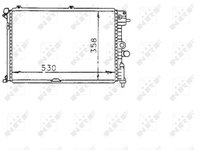 Radiator apa racire motor OPEL VECTRA A 86 87 NRF 58974