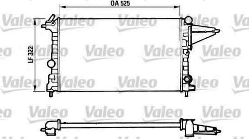 Radiator apa racire motor OPEL VECTRA A (86_ 