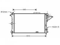 Radiator apa racire motor OPEL VECTRA A HATCHBACK 1989-> pentru 2.0 i 16V (F68, M68)-100 KW