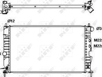 Radiator apa racire motor OPEL VECTRA B hatchback 38 NRF 50563