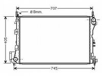 Radiator apa racire motor OPEL VECTRA C 2002->2008 pentru 2.2 16V (F69)-108 KW