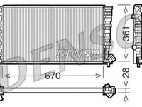 Radiator apa racire motor PEUGEOT 306 hatchback 7A 7C N3 N5 DENSO DRM07030