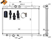 Radiator apa racire motor PEUGEOT 307 SW (3H) NRF 50440