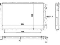 Radiator apa racire motor RENAULT ESPACE I J11 NRF 58901