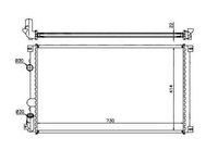 Radiator apa racire motor RENAULT MASTER II platou / sasiu (ED/HD/UD) NRF 58321