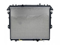 Radiator apa racire motor, TOYOTA HILUX, 08.2005- motor 2.5 D-4D, 3.0 D-4D, cv automata, aluminiu/ plastic brazat, 648x525x16 mm,