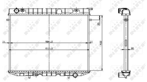 Radiator apa racire motor VAUXHALL FRONTERA M