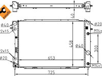 Radiator apa racire motor VAUXHALL OMEGA B NRF 53104