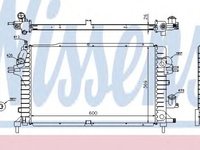 Radiator Apa Racire Opel Astra H 1.7 Cdti Nissens