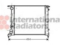 Radiator apa RENAULT CLIO I B C57 5 357 VAN WEZEL 43002042