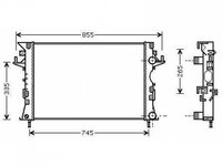 RADIATOR APA RENAULT ESPACE 2002->2012 Radiator apa pentru 2,0i 16V TURBO - 1,9 - 2,2DCi - 07 69x42 PIESA NOUA ANI 2002 2003 2004 2005 2006 2007 2008 2009 2010 2011 2012