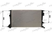 Radiator apa RENAULT GRAND Scenic III JZ0 1 FRIGAIR 01093095