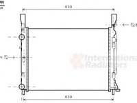 Radiator apa RENAULT KANGOO GRAND KANGOO KW0 1 VAN WEZEL 43002469