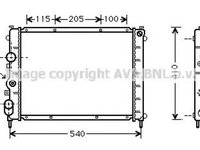 Radiator apa RENAULT KANGOO KC0 1 AVA RT2231