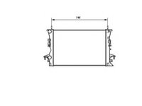 Radiator apa RENAULT LAGUNA II (BG0/1_) (2001 - 2016) NRF 58318