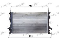 Radiator apa RENAULT LAGUNA II Grandtour KG0 1 FRIGAIR 01093114