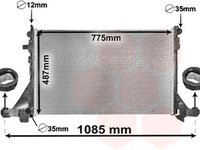 Radiator apa RENAULT MASTER III caroserie FV VAN WEZEL 43002560