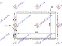 Radiator Apa - Renault Megane Scenic1996 1997 , 7700838133