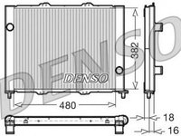 Radiator apa RENAULT Scenic II JM0 1 DENSO DRM23099