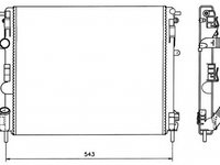 Radiator apa RENAULT SYMBOL I LB0 1 2 NRF 58148