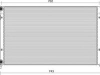 Radiator apa SAAB 9-5 YS3G MAGNETI MARELLI 350213854000