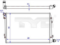 Radiator apa SEAT ALTEA XL (5P5, 5P8) (2006 - 2016) TYC 737-0062-R