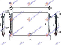 Radiator apa SEAT LEON 13-17 SEAT LEON 17-20 SKODA FABIA 14-18 SKODA OCTAVIA 6 13-17