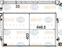 Radiator apa SEAT LEON 1P1 HELLA 8MK 376 756-701