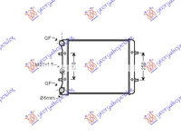 Radiator apa SEAT LEON 99-05 SEAT TOLEDO 99-04 SKODA OCTAVIA 4 97-10 VW GOLF IV 98-04 VW BORA 98-05