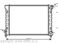 Radiator apa SEAT TOLEDO I 1L AVA VW2045