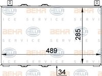 Radiator apa SKODA FELICIA I 6U1 HELLA 8MK 376 764-061