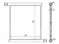 Radiator apa SMART FORTWO cupe 451 NRF 53857