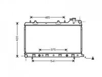 RADIATOR APA SUBARU FORESTER (SF ) 1997->2002 Radiator apa pentru 1 6 - 1 8 - 2 0 16V CV manuala/automata 34x68,6 PIESA NOUA ANI 1997 1998 1999 2000 2001 2002