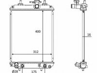 Radiator apa SUBARU JUSTY IV NRF 58538