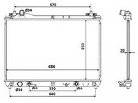 Radiator apa SUZUKI GRAND VITARA II JT NRF 53702