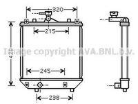 Radiator apa SUZUKI IGNIS II AVA SZ2064